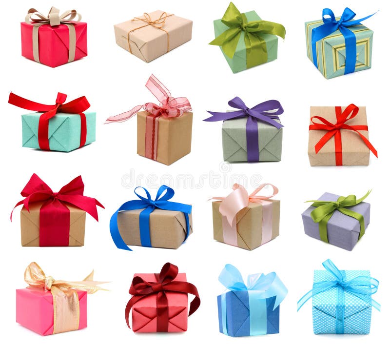 Satz Geschenkboxen