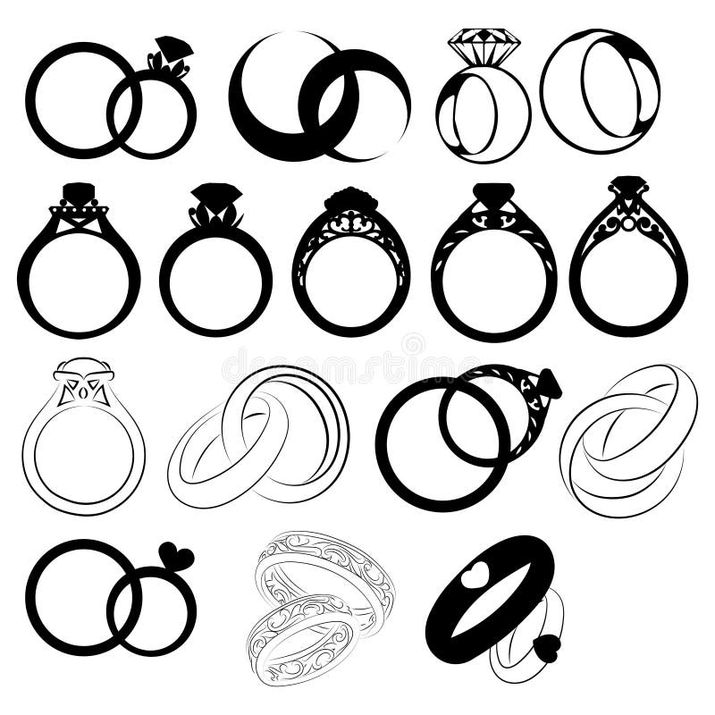 Sammlung Mit Ring Und Ohrring Mit Diamanten Schmuck Backgrou Stock Abbildung Illustration Von Ohrring Sammlung