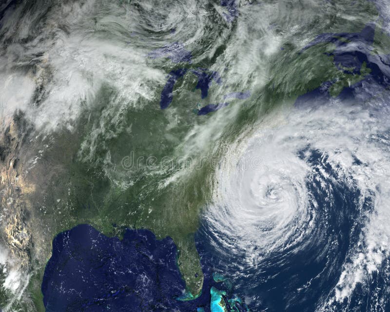 Satélite, Florida, furacão, tempo, tempestade