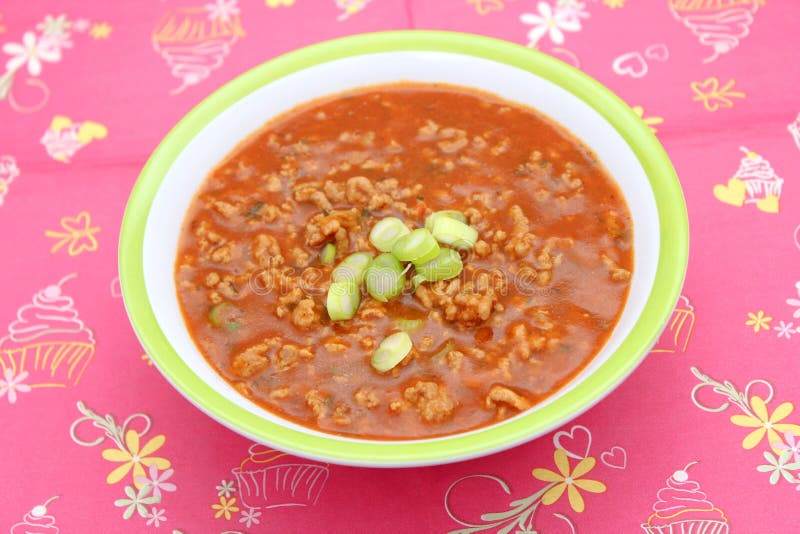 Sauce of minced meat stock photo. Image of bolognese 61776738