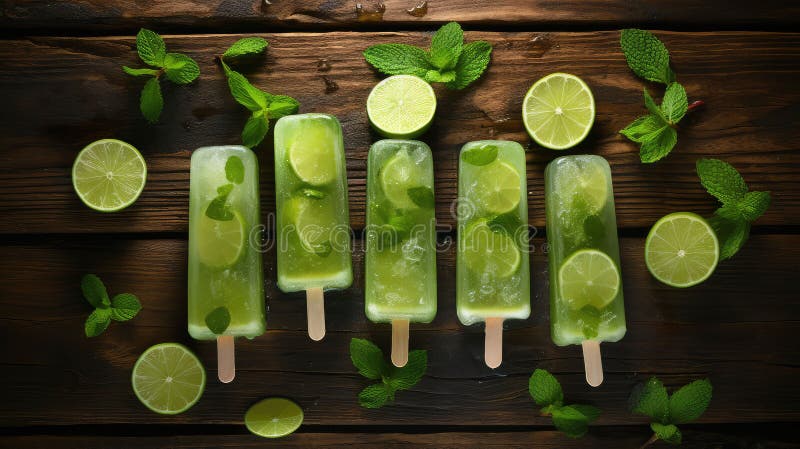 Sauce verte rafraîchissante illustration de vecteur