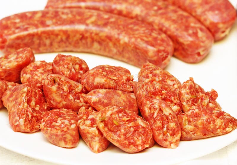 Saucisse italienne photo stock. Image du exotique, boeuf - 14554964