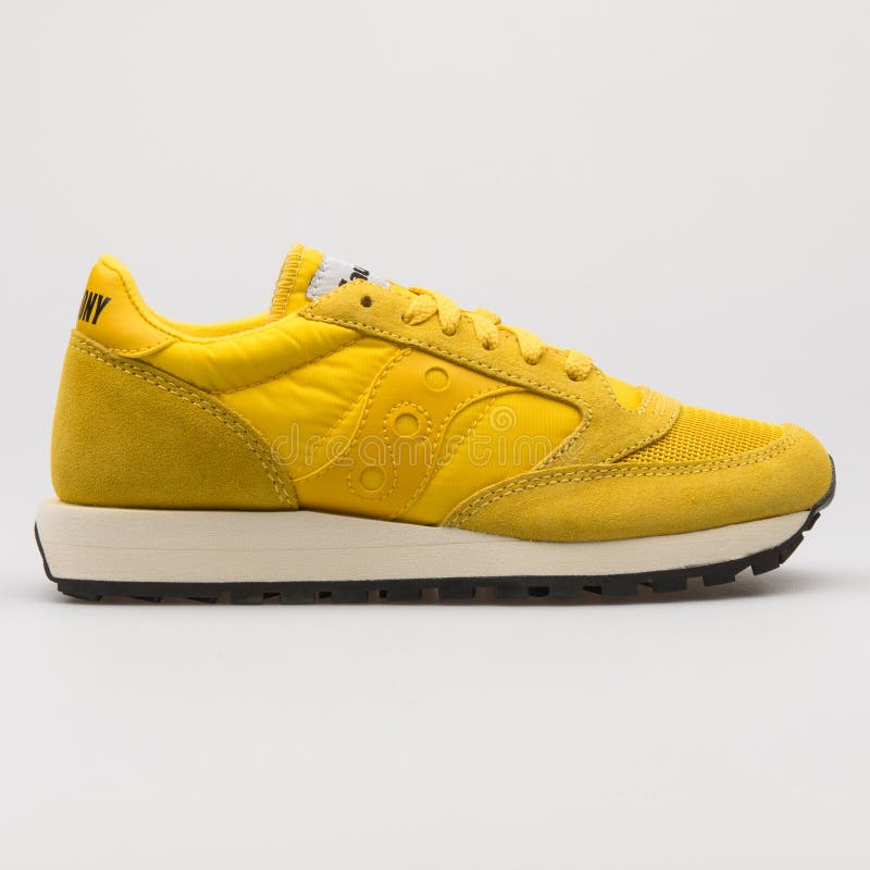 Saucony Jazz Original Vintage Yellow Sneaker Editorial Stock Photo - Image  of fitness, sneakers: 178922293