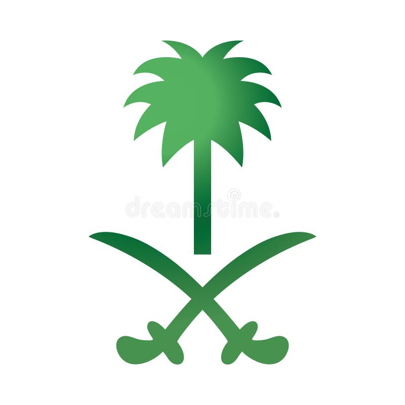Palm Tree Tropical Nature Exotic Botanical Isolated Design Icon Stock ...