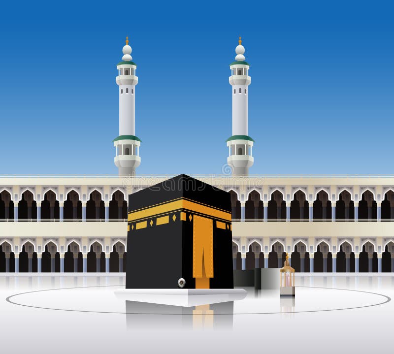 saudier för arabia kaabaMecka stock illustrationer saudier för arabia kaabaMecka stock illustrationer