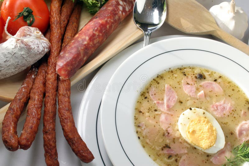 Sauer-Suppe stockfoto
