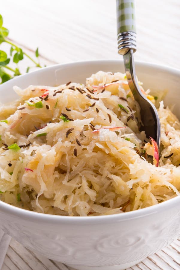 Bowl of Coleslaw with a Spoon Stock Photo Image of kitchen