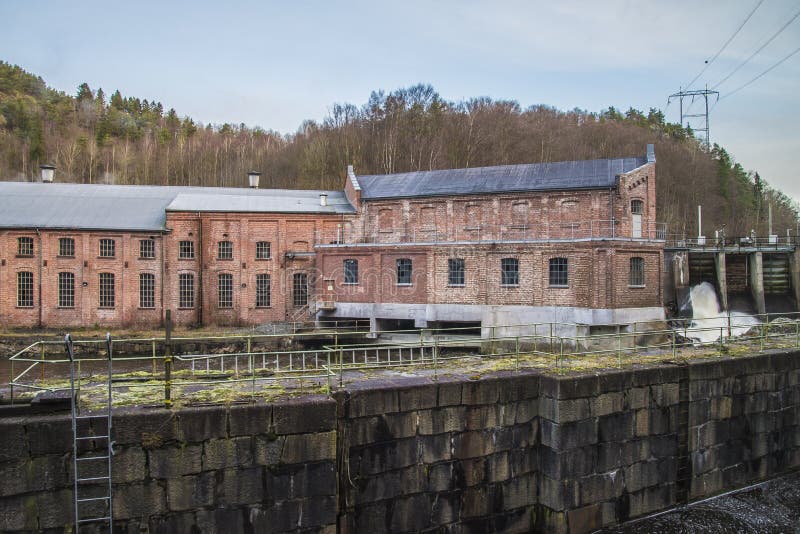 Saugbrugs paper mill (Skonningfoss power plants)