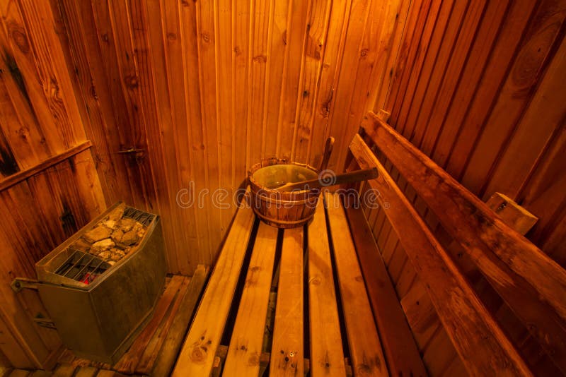 Sauna room interior stock image. Image of stove, treatment 89753585