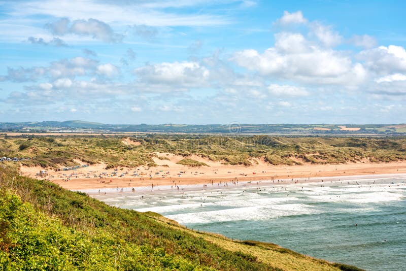 Saunton sands beach royalty free stock image Saunton sands beach royalty free stock image