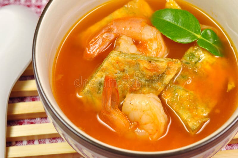 Saure Suppe der Akazie stockfotografie