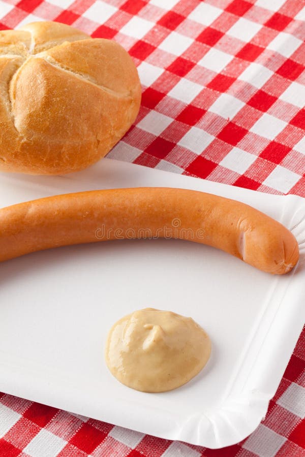 Sausage and bread stock photo. Image of heat, fire, sausage 14660420