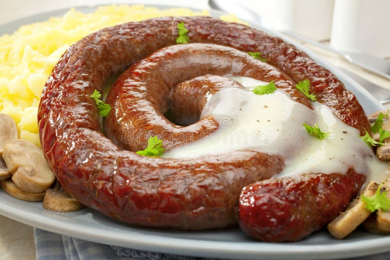 Sausage Coil stock image. Image of coiled, meat, boerwors 29546841