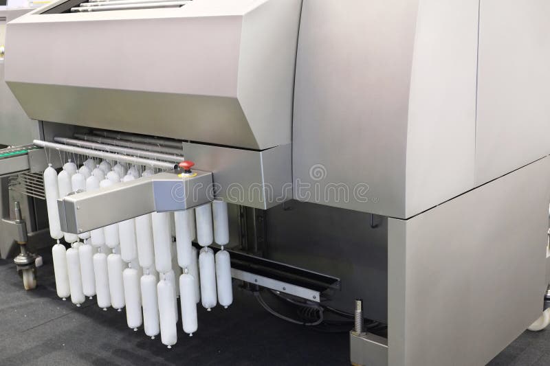 Sausage machine stock photography