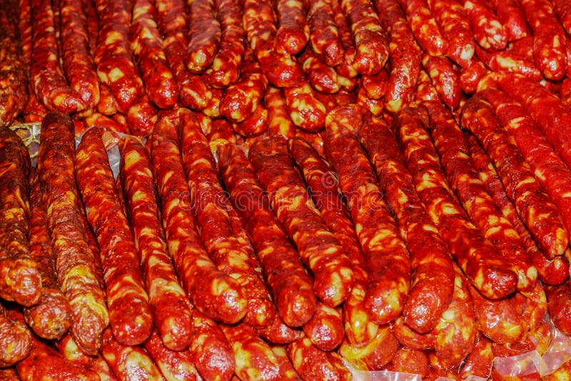 Sausage stock photo. Image of preservation, filling, fast 61301250