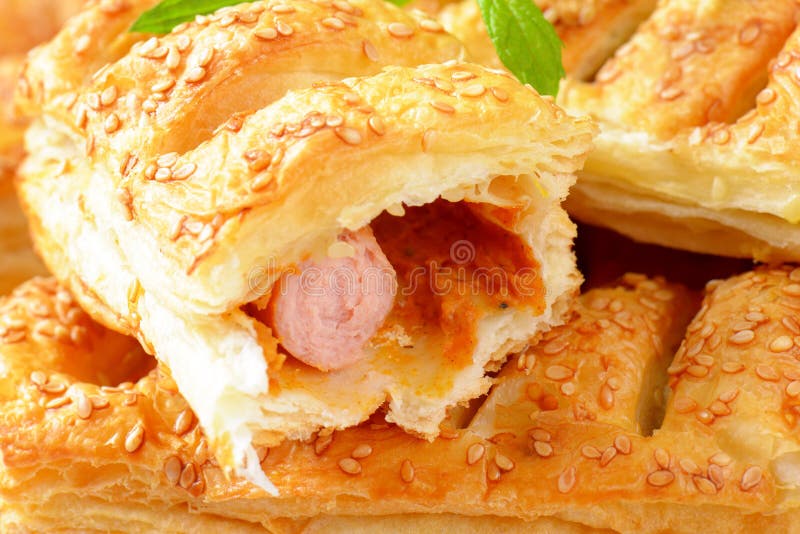 Sausage rolls stock photo. Image of tapas, appetizer 48822152