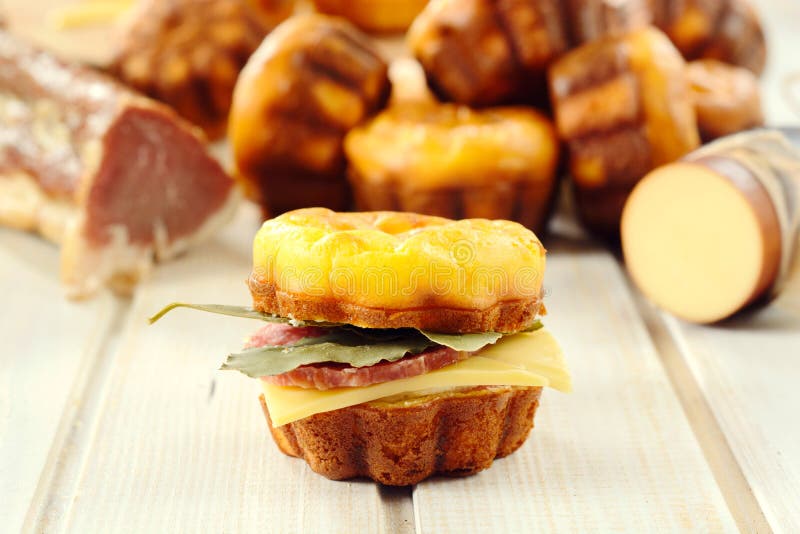 Sausage sandwich stock photo. Image of meat, buffet, coffee 41656038