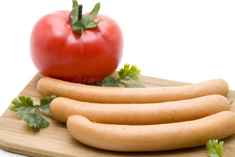 Sausage with tomato