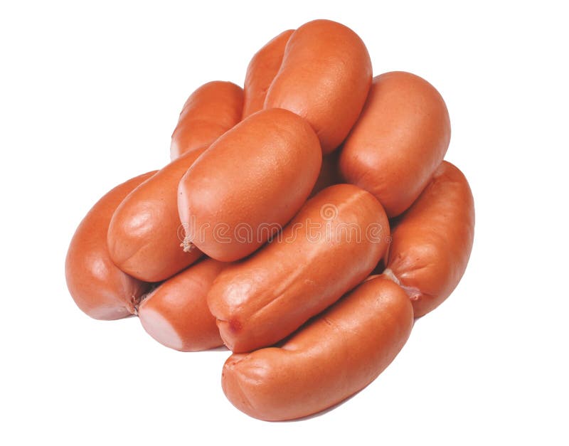 Sausages in natural casing stock photo. Image of breakfast 35745768