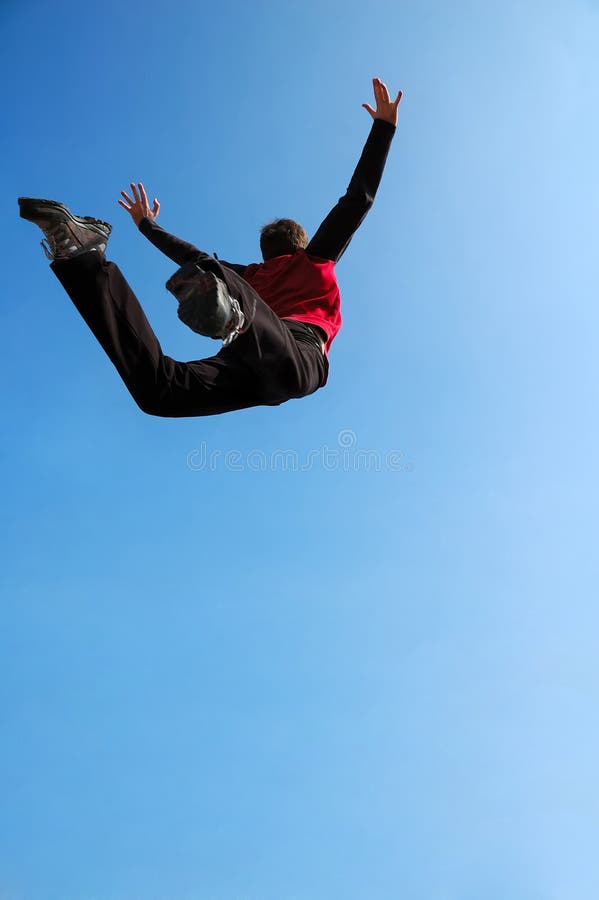 Saut extrême photos libres de droits