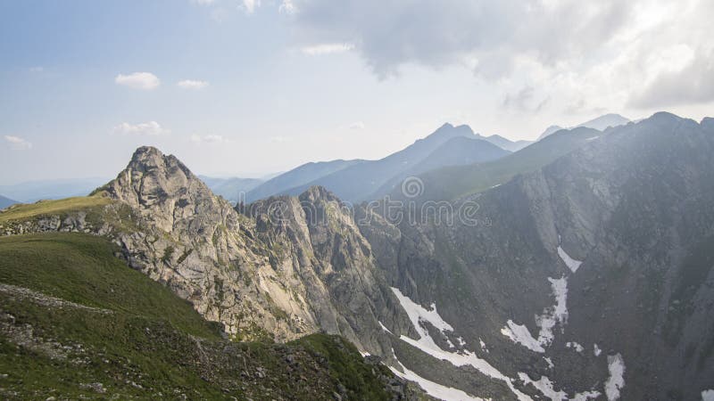 Savage Landscape of Rocks, Carpathian Mountains, Roumania Stock Image ...