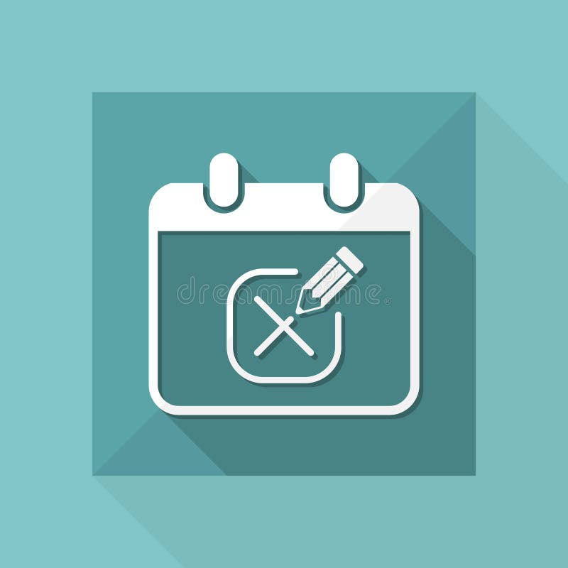 Save the date - Minimal vector icon stock illustration