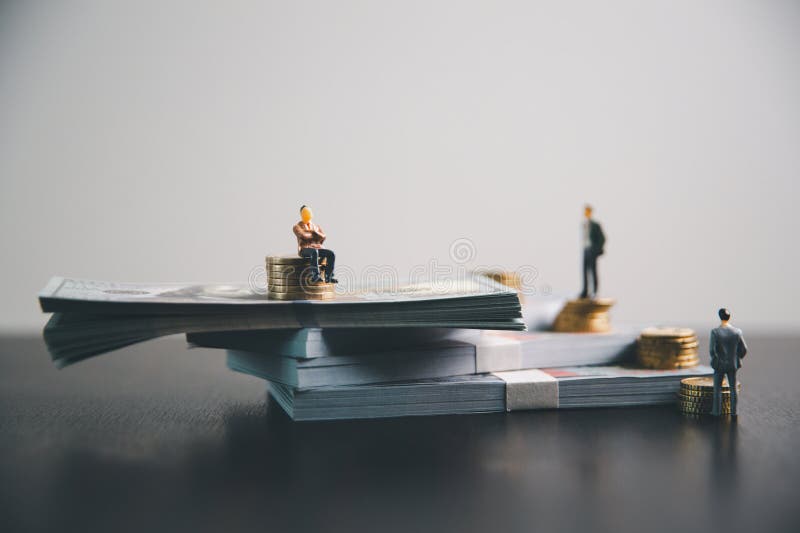 Save invest money in stock coin market, Business growth, financial strategies and banking expertise to income substantial stack of stock photography