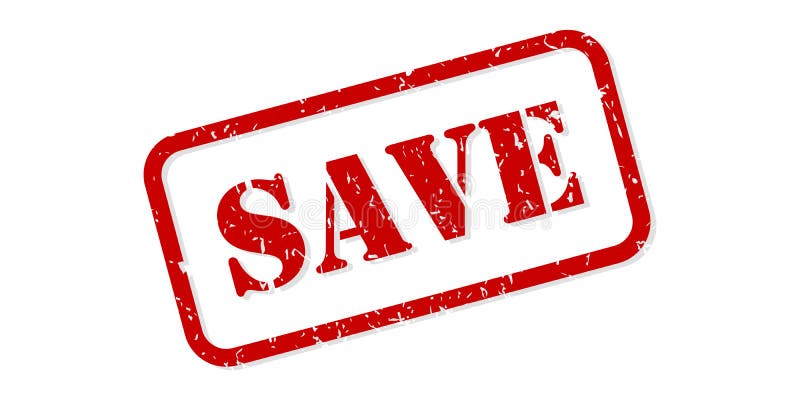 Save Stamp Vector stock vector. Illustration of blue - 198361000