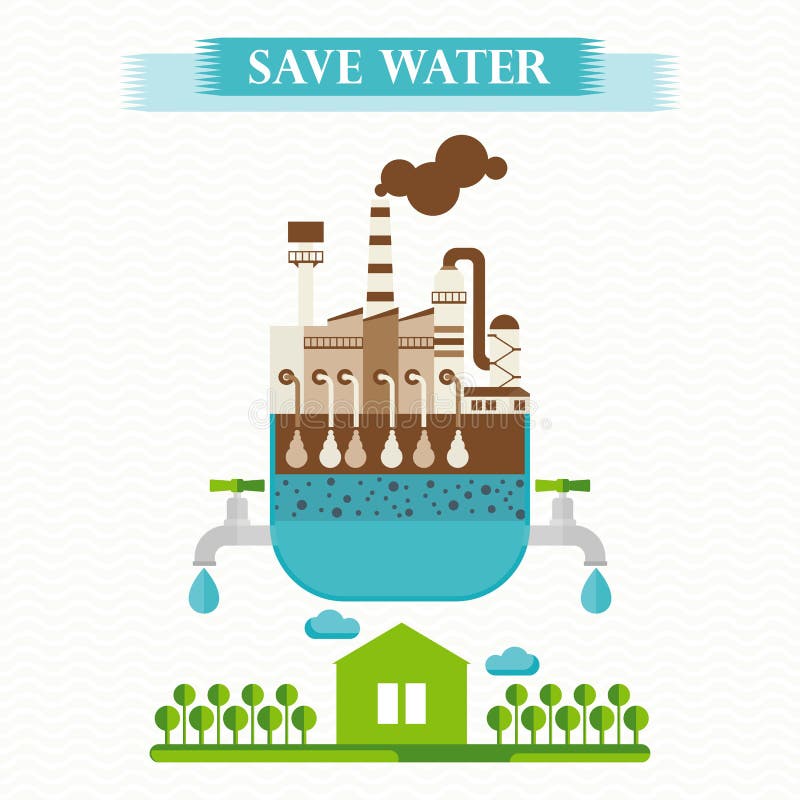 Save water poster stock vector. Illustration of ecology - 76915994 Save water poster stock vector. Illustration of ecology - 76915994