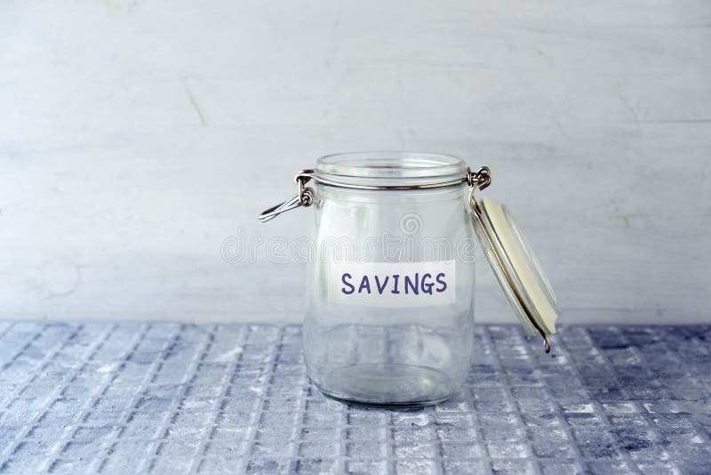 Download Empty Jar With Blank Label. Donation And Savings Concept ...