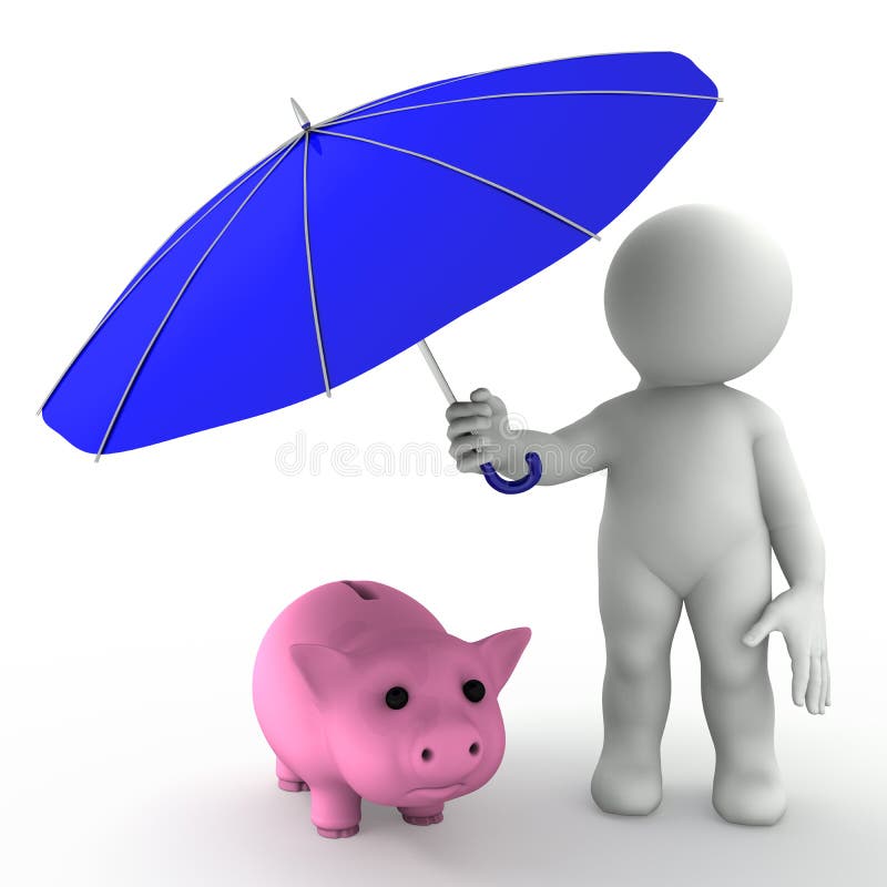 Savings insurance concept