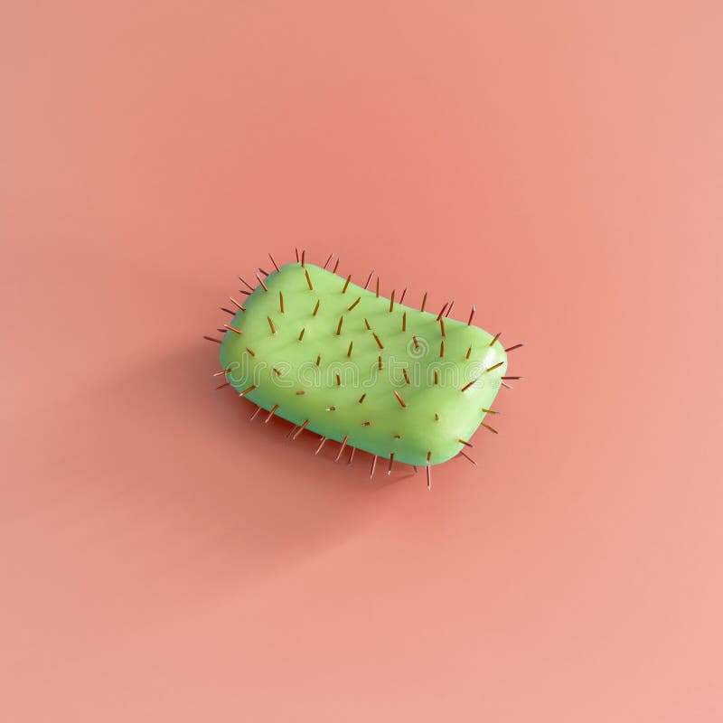 Savon vert efficace de haute qualit? avec les transitoires pointues Le concept de la bonne hygi?ne image libre de droits Savon vert efficace de haute qualit? avec les transitoires pointues Le concept de la bonne hygi?ne image libre de droits