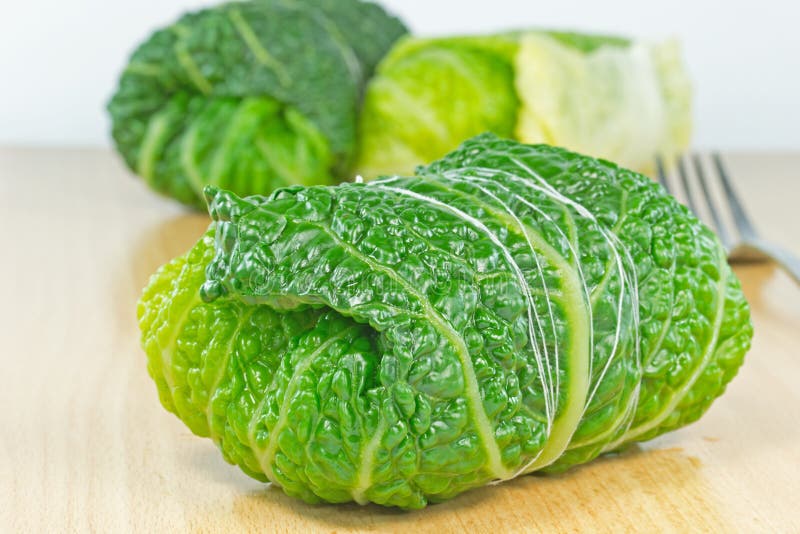 Savoy cabbage rolls