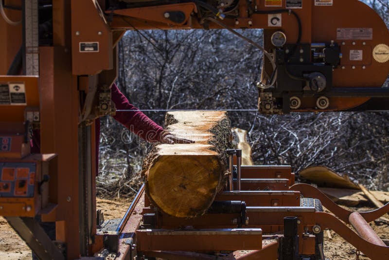 Sawmill Cutting Log stock image. Image of chips, logs 69756873