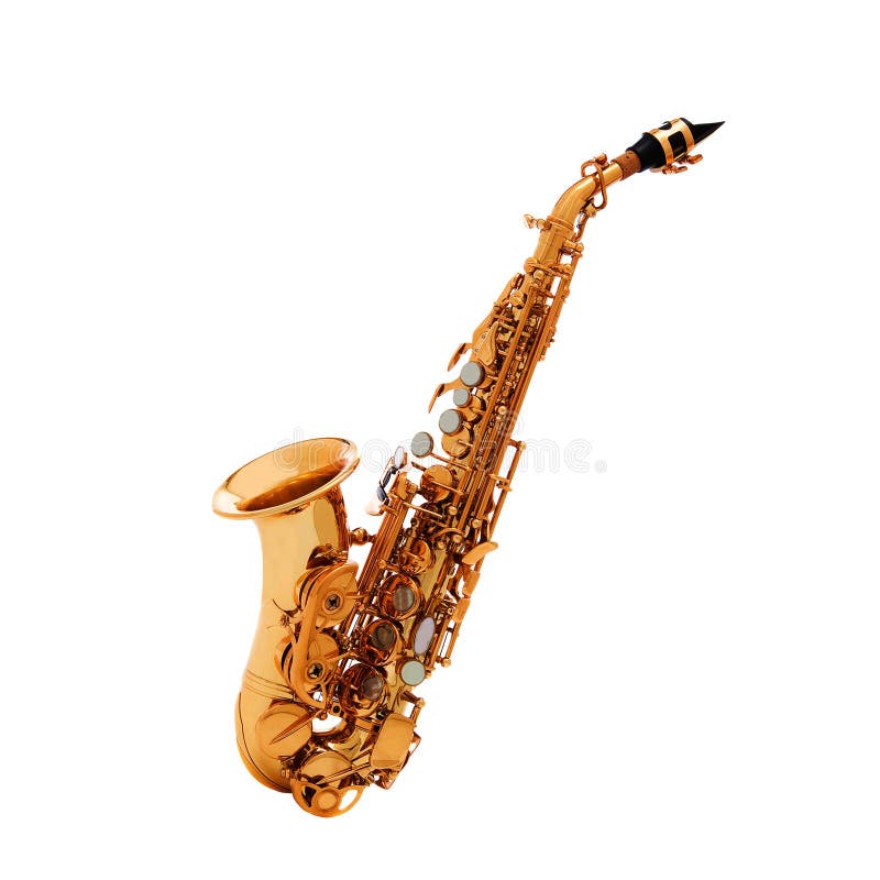 Saxofon - klassisk guld- alt- saxofon royaltyfri fotografi Saxofon - klassisk guld- alt- saxofon royaltyfri fotografi