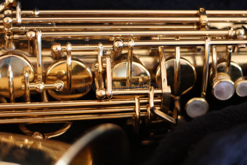 Trumpet & Saxophone stock photo. Image of alto, instrument 34600406