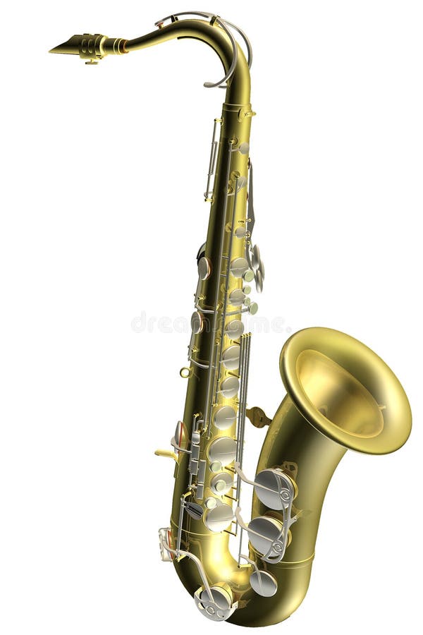 2+ Saxophone 3d illustration Free Stock Photos StockFreeImages