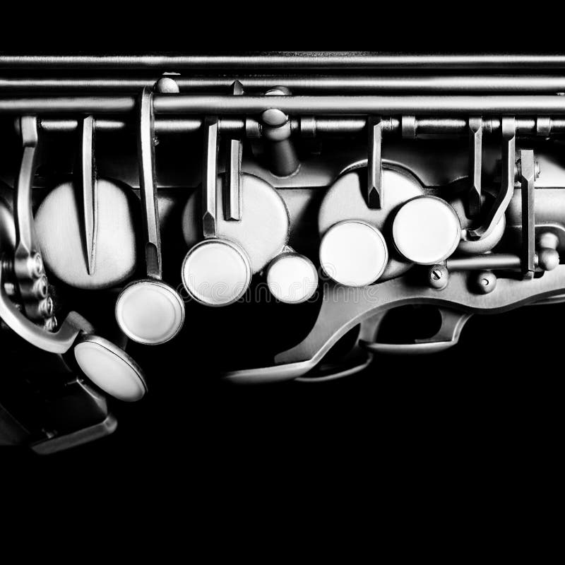 Saxophone alto closeup