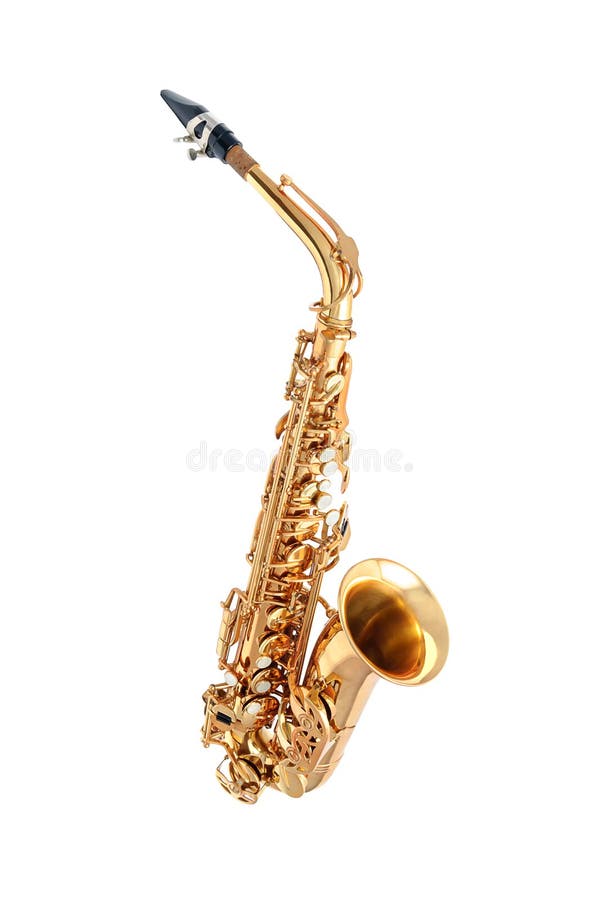 Saxophone isolated