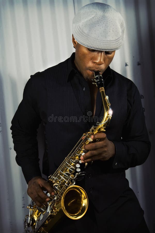 Saxophone Musician royalty free stock images Saxophone Musician royalty free stock images