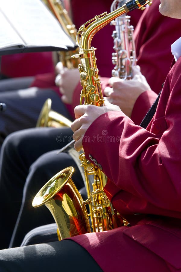 Saxophone player stock image. Image of note, blues, sound 23937257