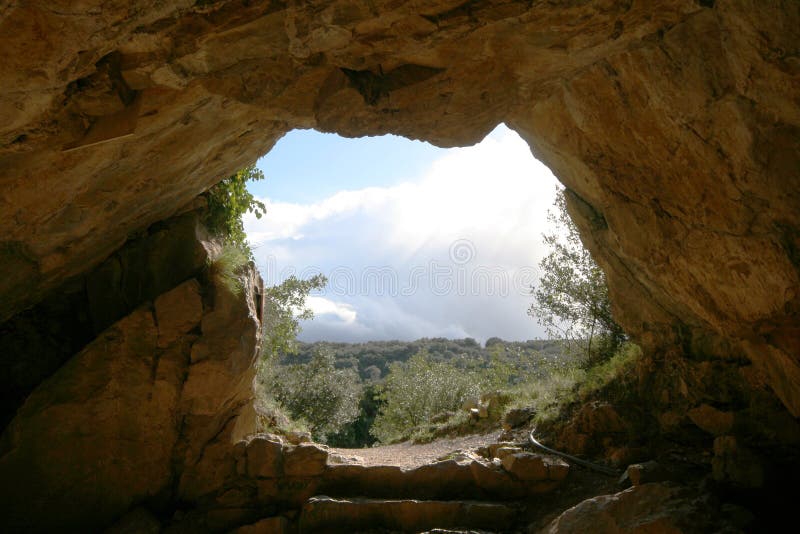 Saída da caverna foto de stock Saída da caverna foto de stock
