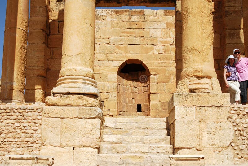 Capitoline Temples to Minerva, Jupiter and Juno, Sufetula, Sbeitla, Tunisia