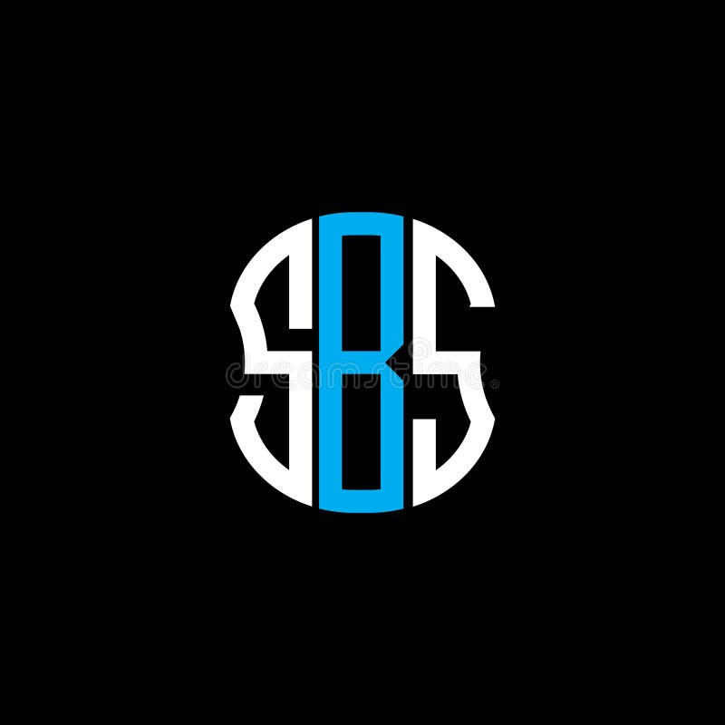 SBS letter logo abstract creative design. vector illustration