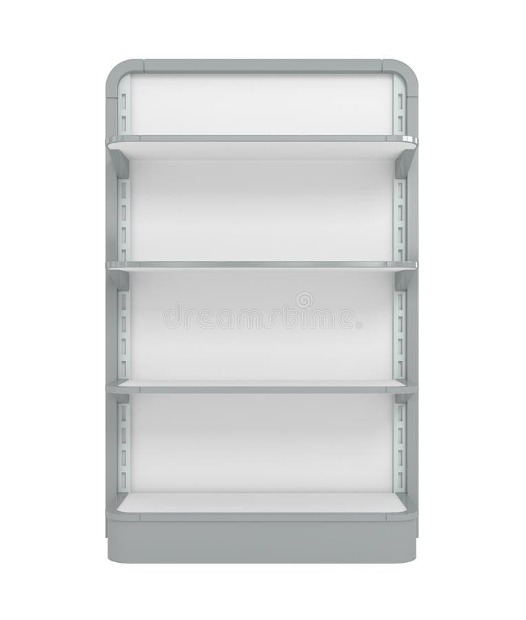 Scaffale vuoto del supermercato royalty illustrazione gratis Scaffale vuoto del supermercato royalty illustrazione gratis