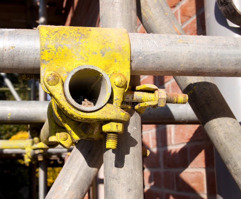 Scaffolding detail royalty free stock photo