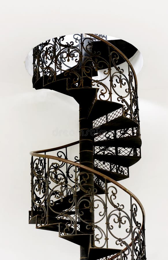 Scala a spirale immagini stock libere da diritti Scala a spirale immagini stock libere da diritti