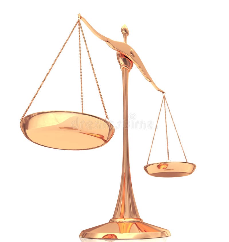 Scale Dell'oro Isolate Su Bianco Illustrazione di Stock Illustrazione