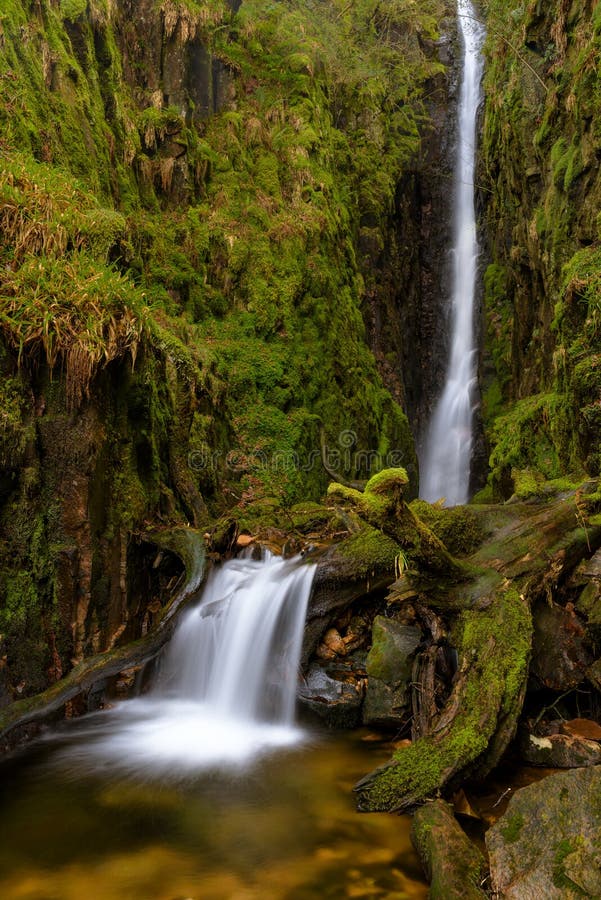 Scale Force waterfall in the English Lake District.