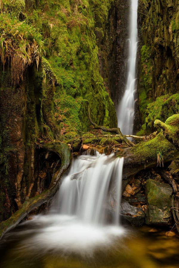 Scale Force waterfall in the English Lake District.